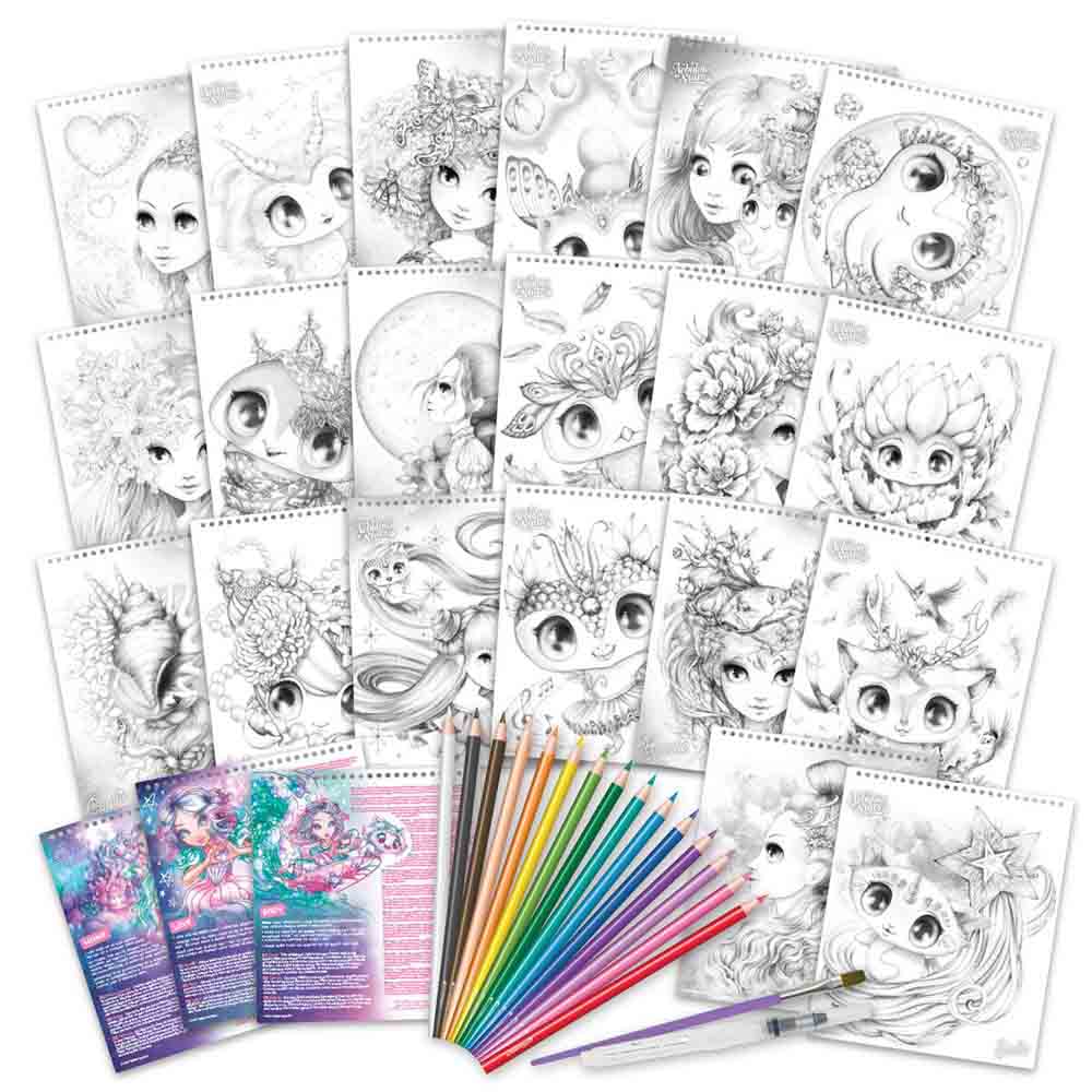 Nebulous Stars - Watercoloring Book Set