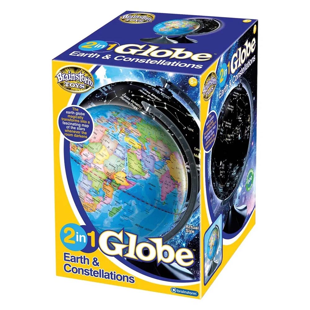 Brainstorm - 2 In 1 Globe Earth And Constellations