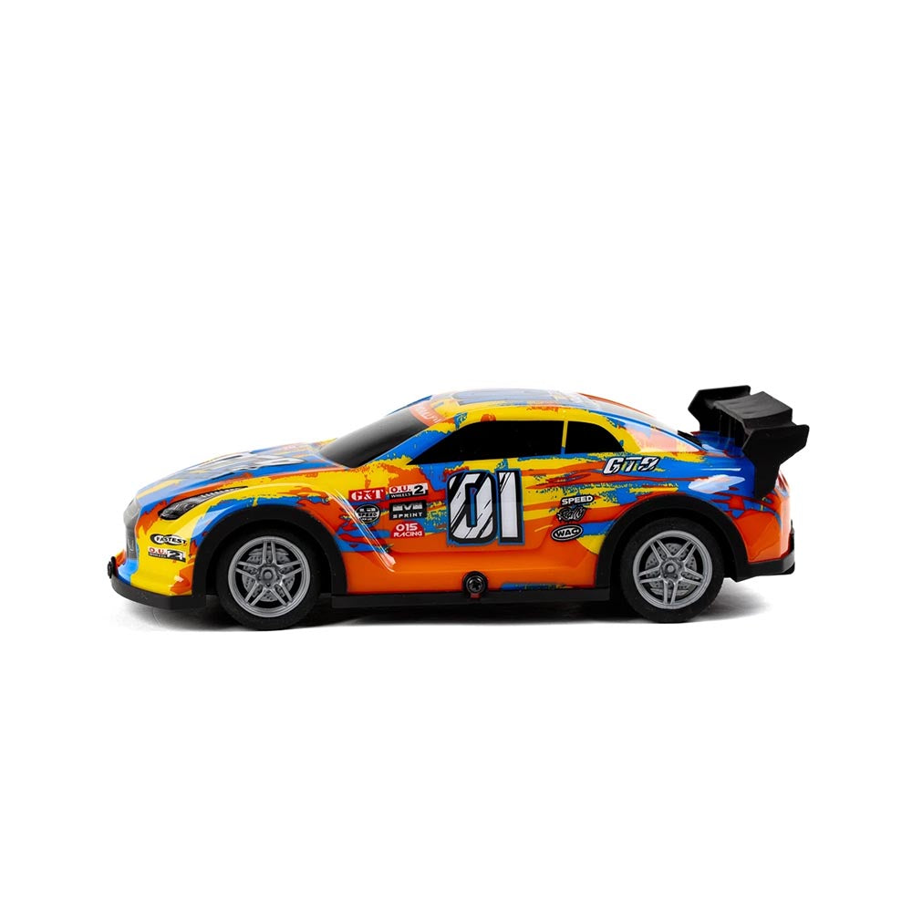 TecToy - Champion GT9 w/light R/C 1:22, 27MHz, yellow/blue