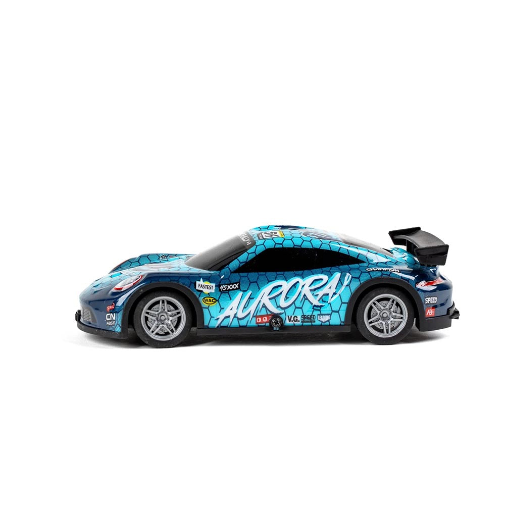 TecToy - Aurora 45 m/lys R/C 1:22, 27MHz, blue/green