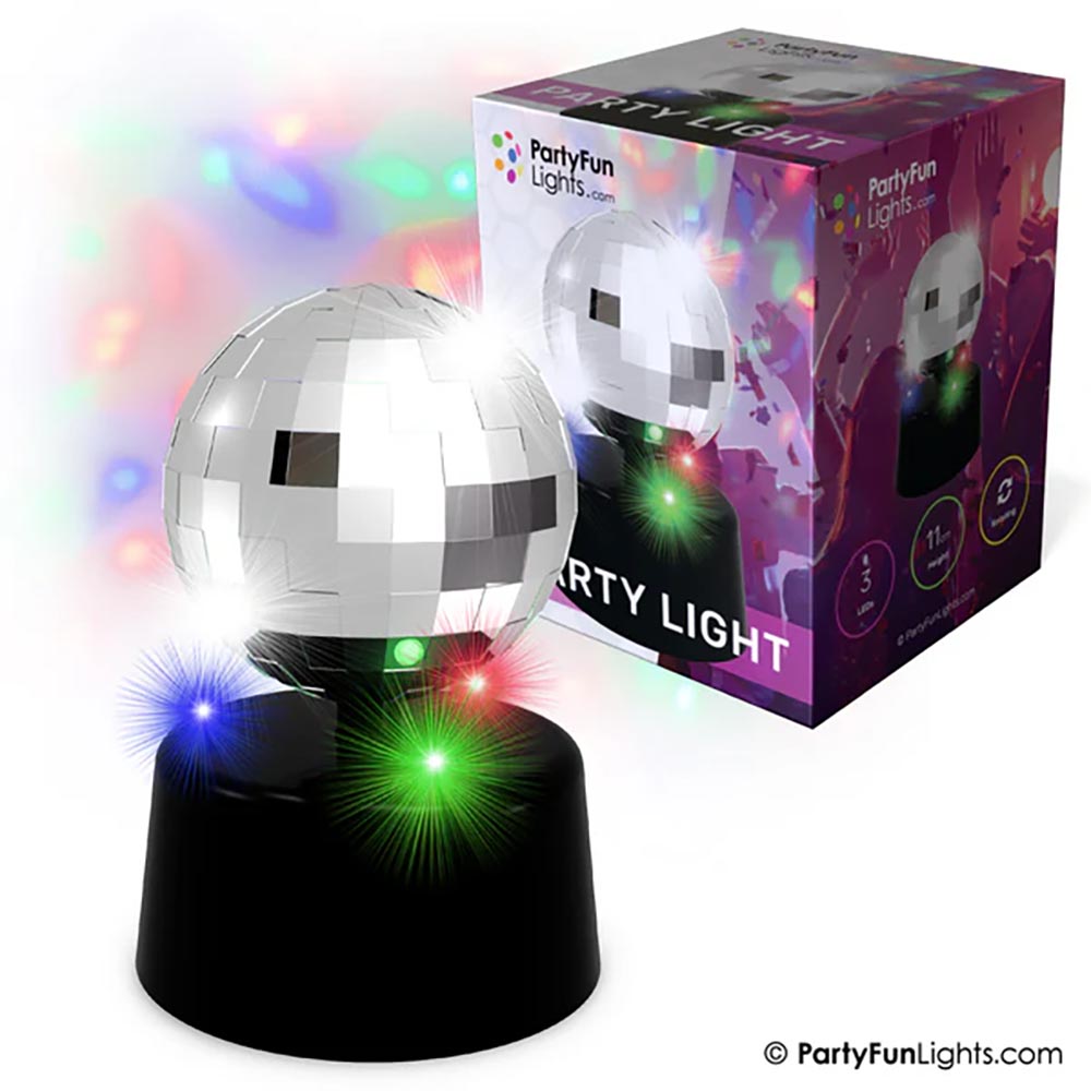 Party Funlight - Mini Mirror Party Light Ø: 9,2 cm