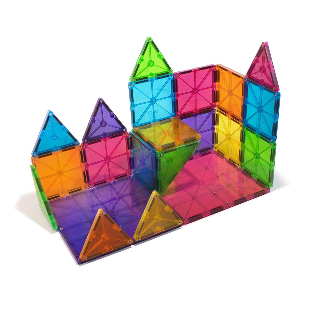 Magna-Tiles - klare transparente farver 32