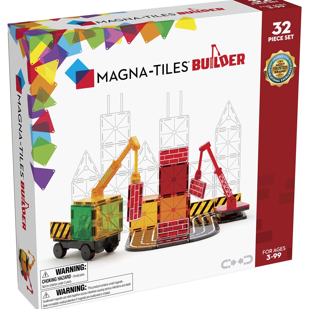 Magna-Tiles - Byggeplads 32 stk