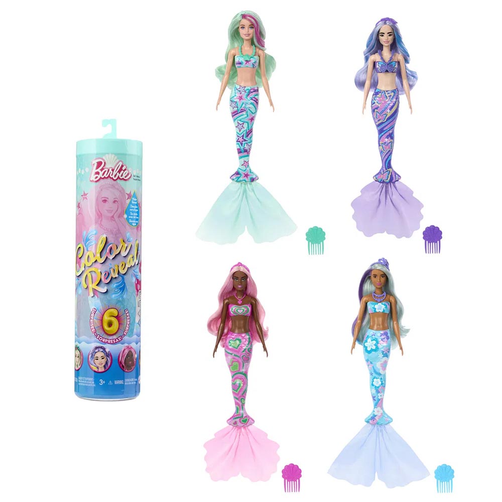 Barbie - Color Reveal Deep Sea Mermaids