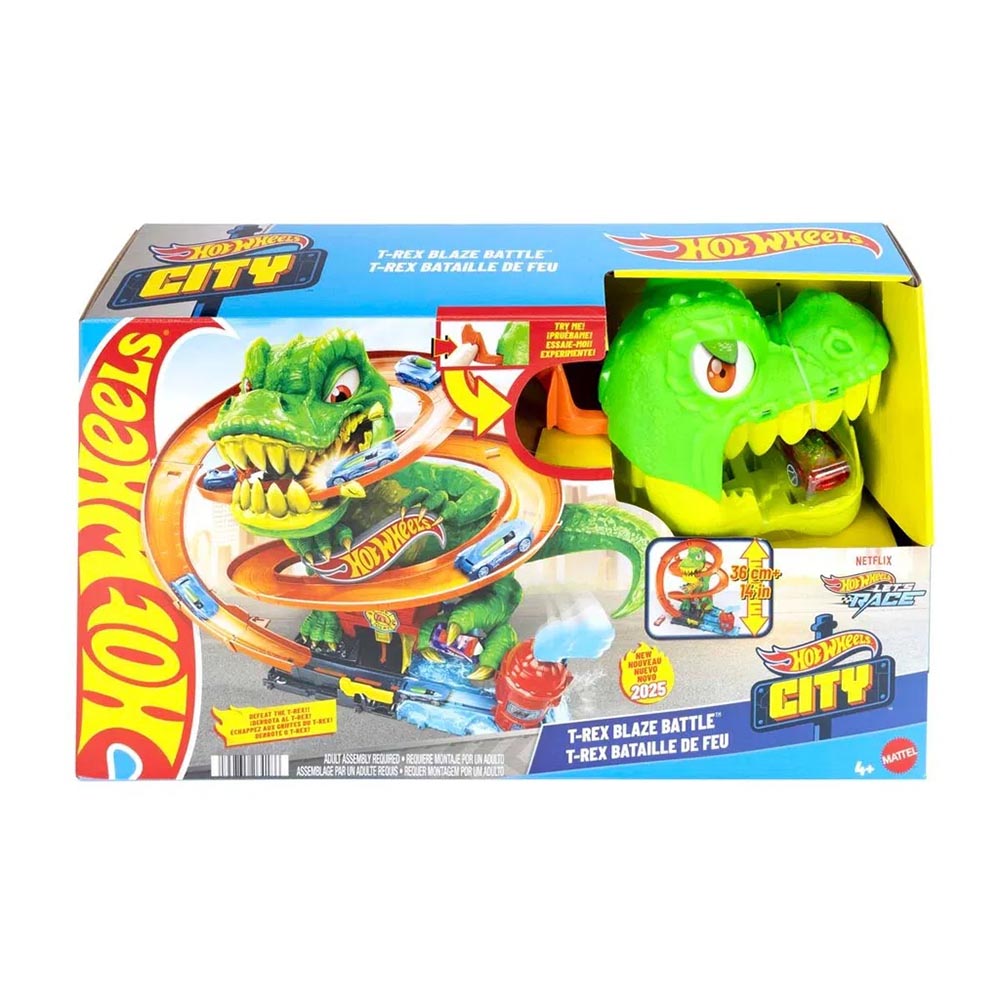 Hot Wheels - City T-Rex Fire Station