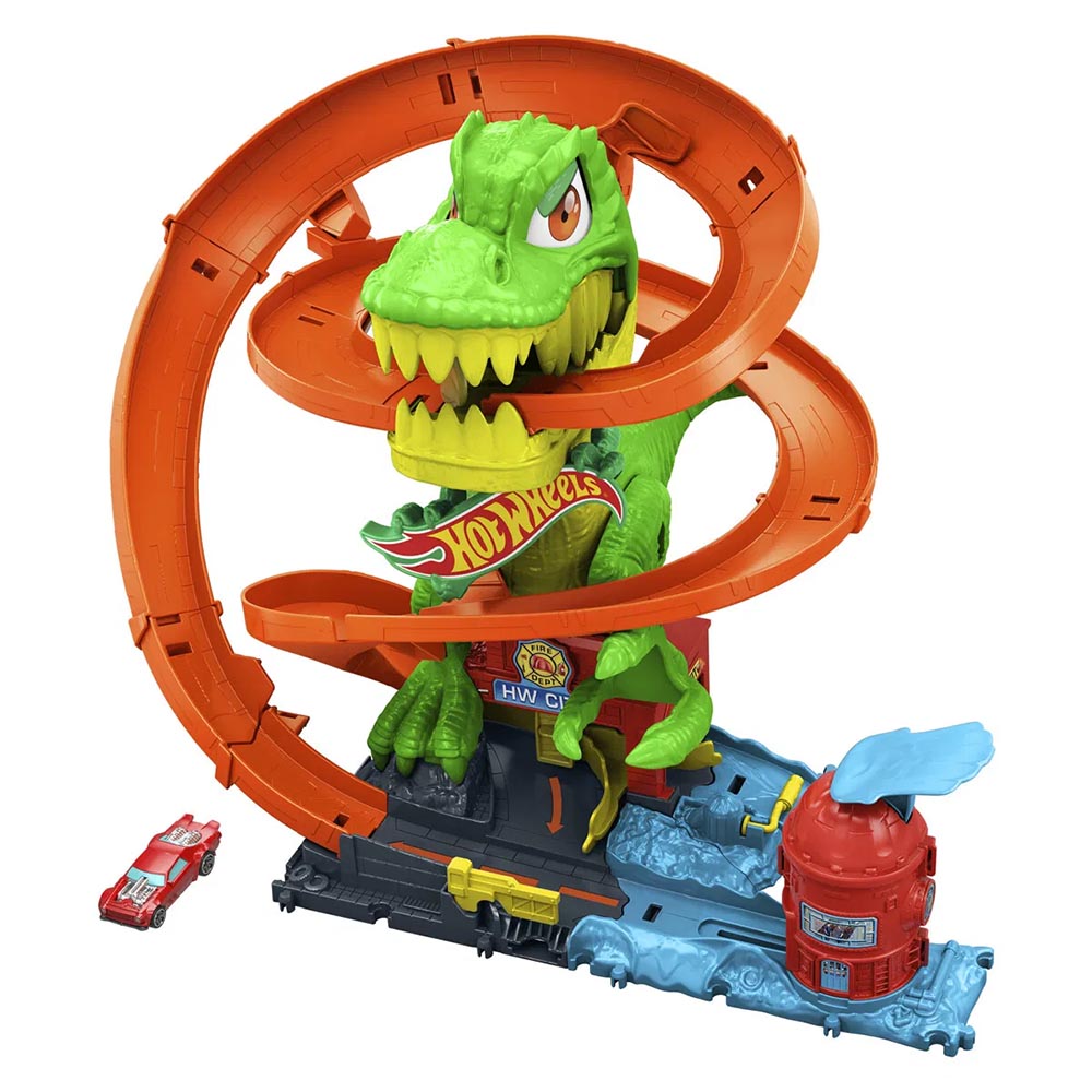 Hot Wheels - City T-Rex Fire Station