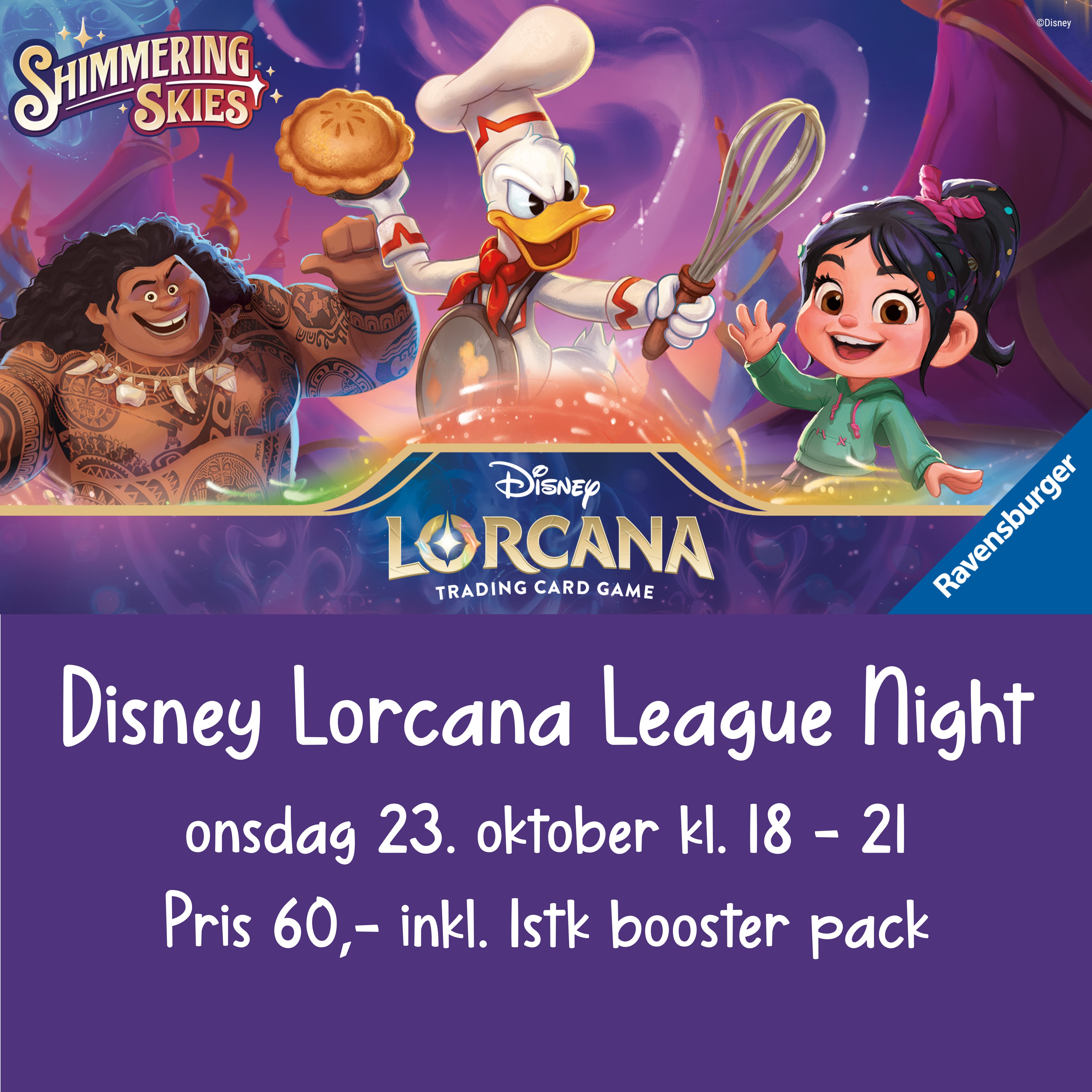 Disney Lorcana - League Night Inkl. 1 booster pack