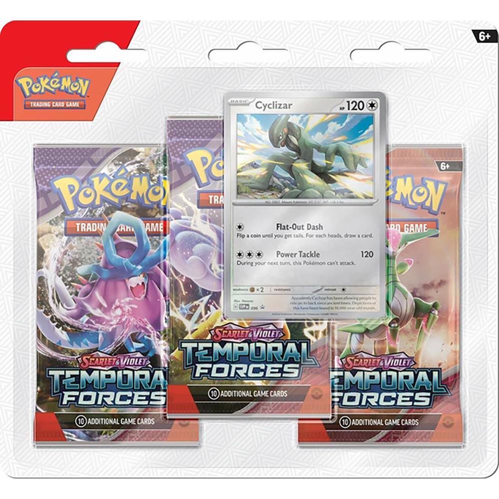 Pokemon - Scarlet & Violet - Temporal Forces booster - 3 pack