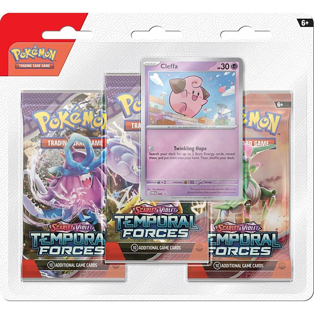 Pokemon - Scarlet & Violet - Temporal Forces booster - 3 pack