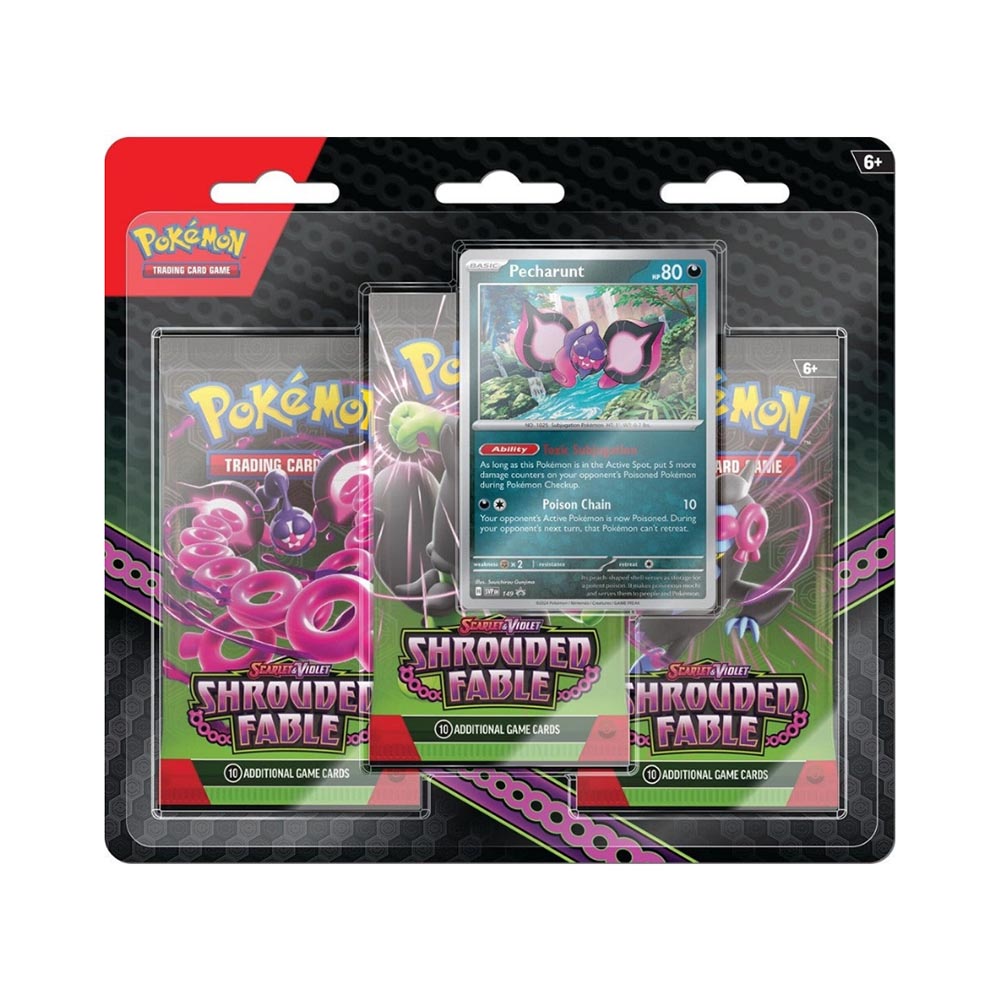 Pokemon - Scarlet & Violet - Shrouded Fable booster - 3 pack